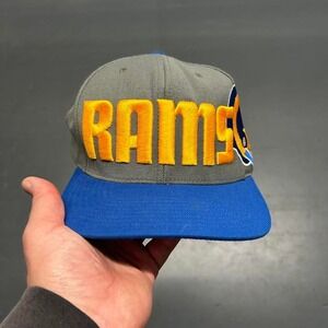 Los Angeles rams Mitchell & ness vintage retro style SnapBack hat cap